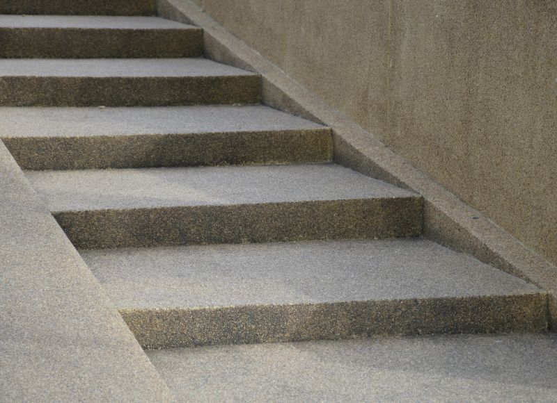 Design Options For Commercial Concrete Walkways And Steps