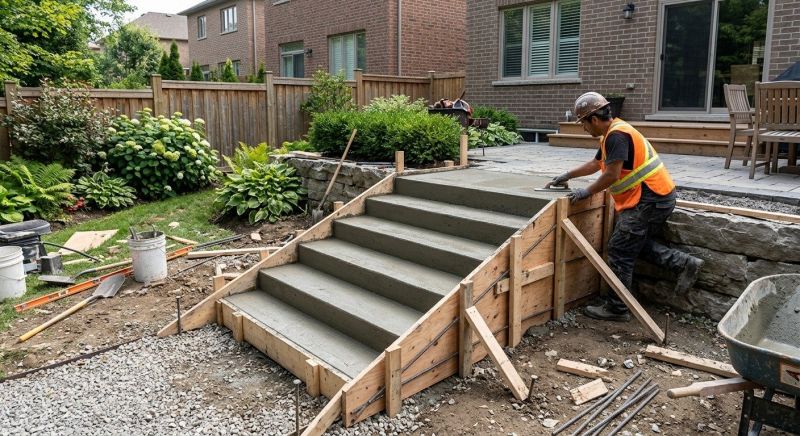 Backyard Concrete Installation